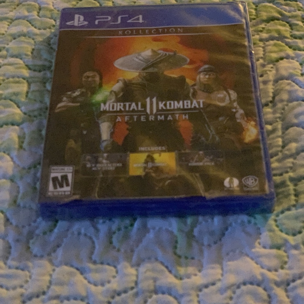 PS4 game collectible mention condition still in plastic sealed